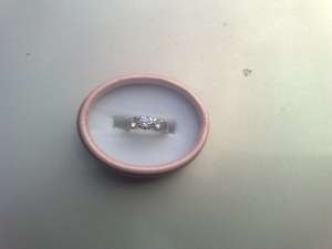 INEL AUR ALB 18 K CU DIAMANT DE 33 K