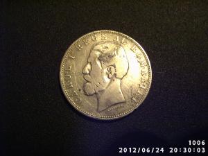vand moneda de argint CAROL I 1881
