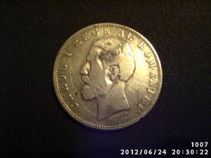 vand moneda de argint CAROL I 1881