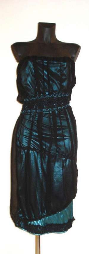 Rochie cu voal si dantela - Colectia "Contrast"