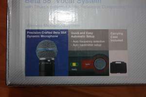 Vand Shure PGX 24E BETA 58