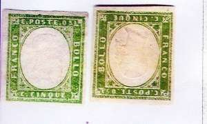 Timbre italiene vechi Franco Bollo