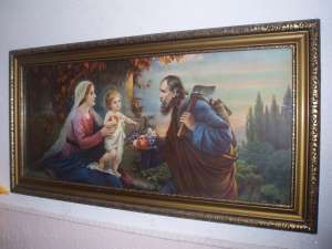 Tablou religios 
vechi peste 250 ani