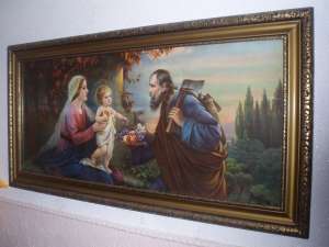 Tablou religios 
vechi peste 250 ani