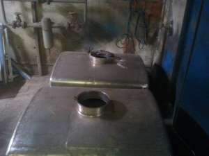 Vand 2 bazine inox