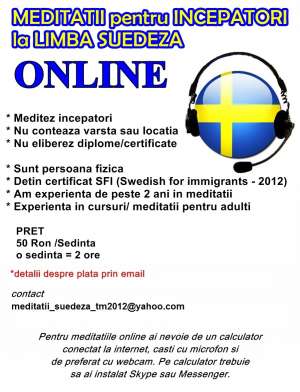 Meditatii Suedeza Online (pe internet)