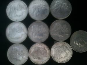 vand monede de argint 1 dolar american