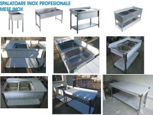 Spalator inox cu o cuva 1200x700x850 mm