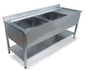 Spalator inox cu o cuva 1200x700x850 mm