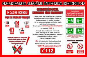 schita de evacuare in caz de incendiu