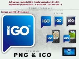 Accesorii GPS programe de navigatie iGO8