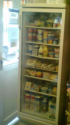Vitrina Frigorifica de Lactate si carne