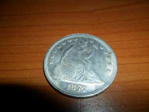 Vand moneda One Dollar Liberty 1877 silver
