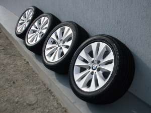 JANTE BMW SERIA 5,  17�,  ORIGINALE,  cu ANVELOPE BRIDGESTONE *****