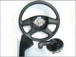 Volan clasic NOU Skoda FABIA 2 ,   Roomster ,   Yeti  facelift model 2010-2012 cu maneta schimbator 