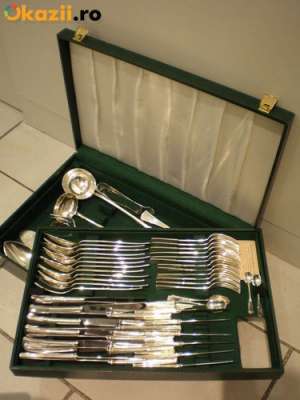 set tacimuri argint 800 72 piese