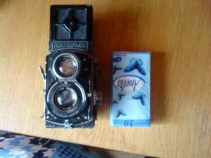 Aparat foto de colectie 1940 Rolleiflex Compur Rapid