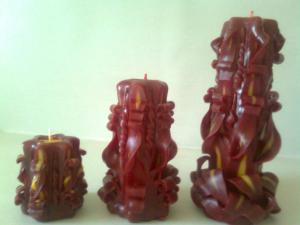 LUMANARI SCULPTATE SI DECORATIVE