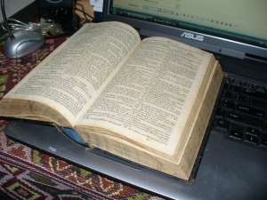 Vand Biblie veche din 1861 in limba germana