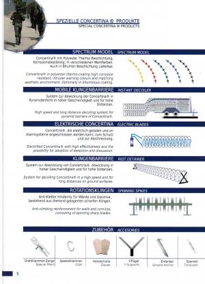 Natodraht � Sperrdraht CONCERTINA