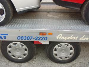 REMORCA Pentru 2 Autoturisme � Humbaur  / tel: 0742-199780 /