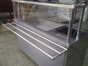 Vand vitrine calde