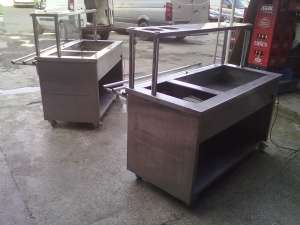 Vand vitrine calde