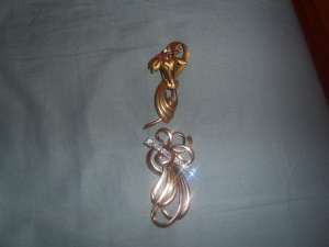 van 2 brose model floral cu diamante