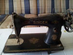 vand masina Singer Simanco 2816 seria Y8189830 foarte veche piese argint