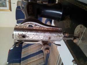 vand masina Singer Simanco 2816 seria Y8189830 foarte veche piese argint