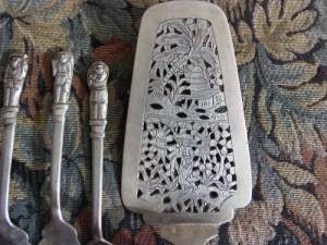 SET TACAMURI METAL ARGINTAT