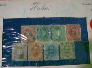 Vand timbre emisiune Italia 1891