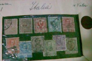 Vand timbre emisiune Italia 1891