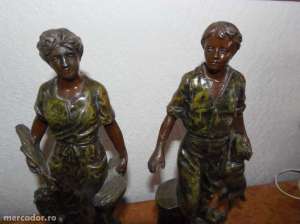 2 STATUETE IN ANTIMONIU 350 EURO
