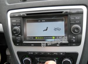 Navigatie Witson W2-D782S Skoda Octavia 2 Facelift Internet 3g Wifi Gps Dvd Tv Carkit