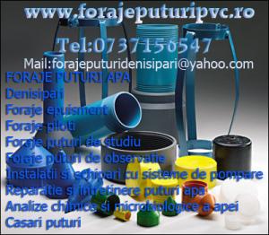 foraje puturi pvc