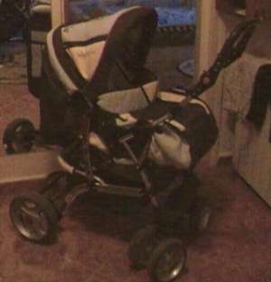 Vand carucior BEBE SMILE impecabil