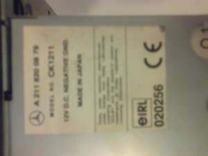 CASETOFON CU CD PENTRU MERCEDES E CLASS, MODEL W211, FABR DUPA 2002!ORIGINAL, MADE IN JAPAN!BECKER