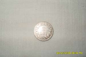 moneda de 2 lei din 1875