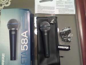 vand microfon shure beta 58a cu fir nou Mexic