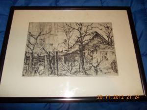 4 tablouri gravura ,    autor: Remsey Jenő G�bor