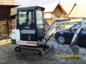 vand miniexavator bobcat x220