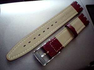curea swatch piele neagra si maro,    de 17mm,    latime. Tel. 0764.533.165