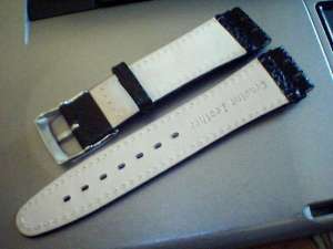 curea swatch piele neagra si maro de 19 mm,   latime. Tel. 0764.533.165