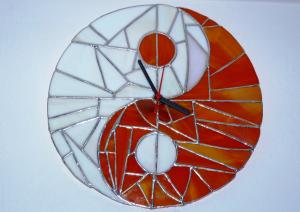 Ceas de Perete Yin-Yang Tiffany