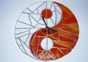 Ceas de Perete Yin-Yang Tiffany