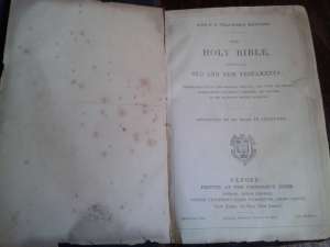 Biblie de peste 150 ani
