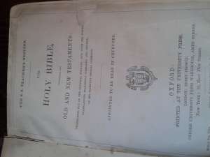 Biblie de peste 150 ani