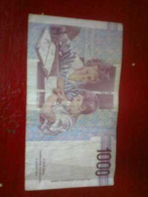 Vand bancnota 1000 lire mille