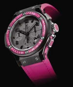 CEAS DE MANA HUBLOT TUTTI FRUTTI BLACK APPLE DIAMOND. MECANISM ETA . 7750